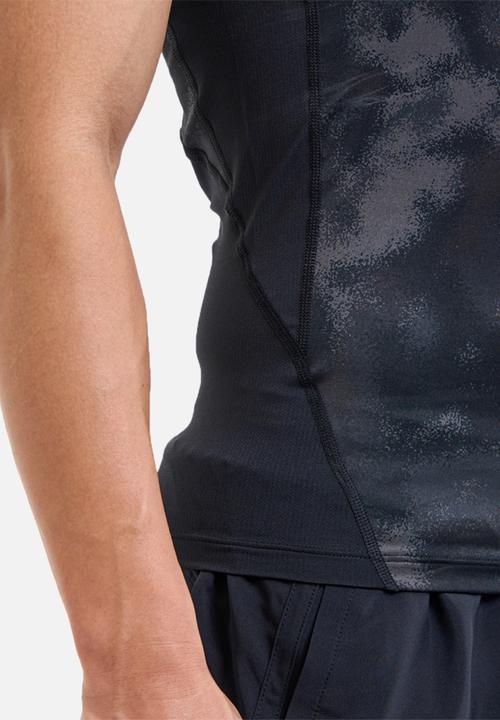 Under Armour - Ua hg armour printed short sleeve - black/white
