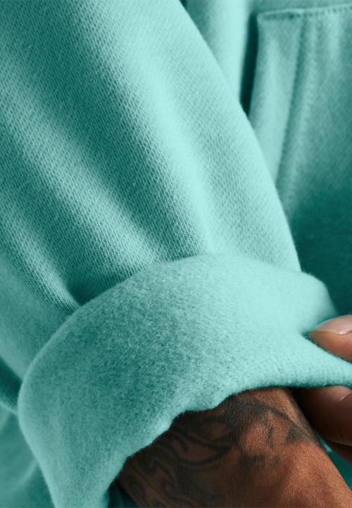 Under Armour - Ua rival fleece hoodie - radial turquoise/white