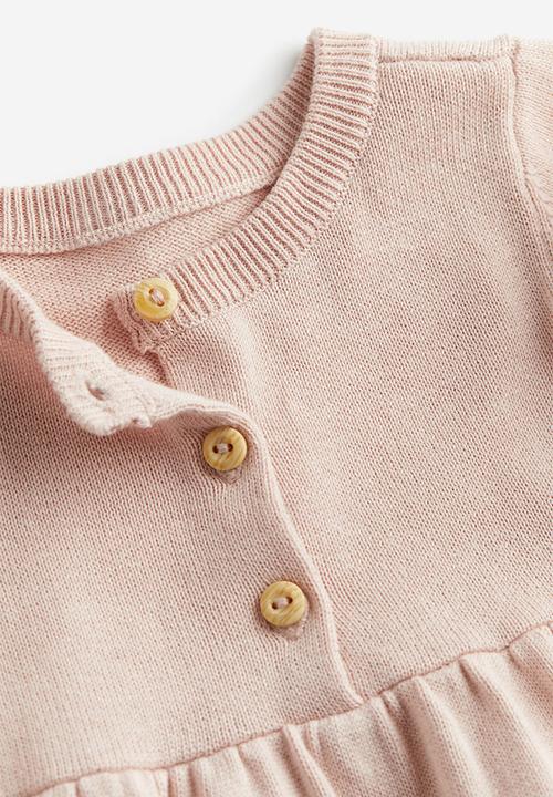 H&M - Fluffy jacket - light beige hearts