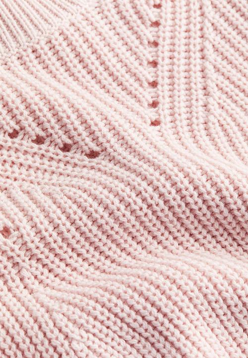 H&M - Cotton-blend jumper - light pink 