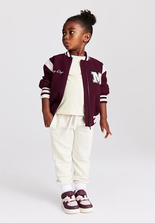 H&M - 2-Pack joggers - old rose & natural white