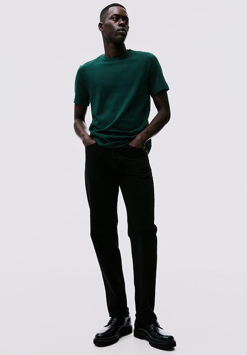 H&M - Slim fit t-shirt - forest green