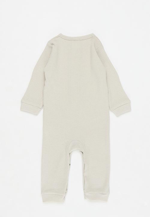 Pop Candy - Button down romper - grey