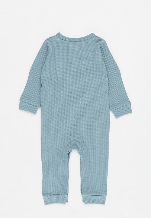 Pop Candy - Button down romper - blue
