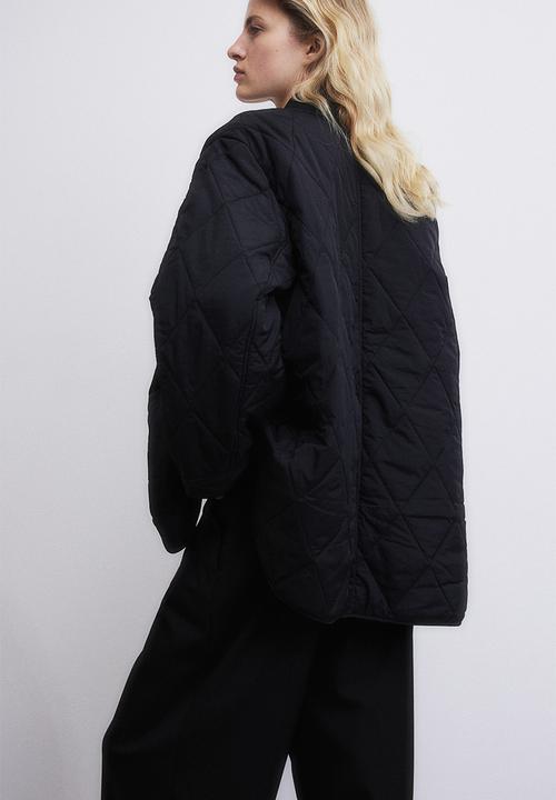 H&M - Quilted jacket - black