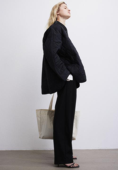 H&M - Quilted jacket - black