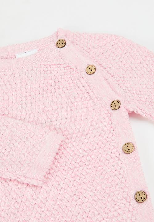 Pop Candy - Knitted top and bottom set - pink