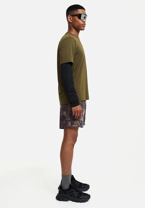H&M - Drymove™ sports top - dark khaki green
