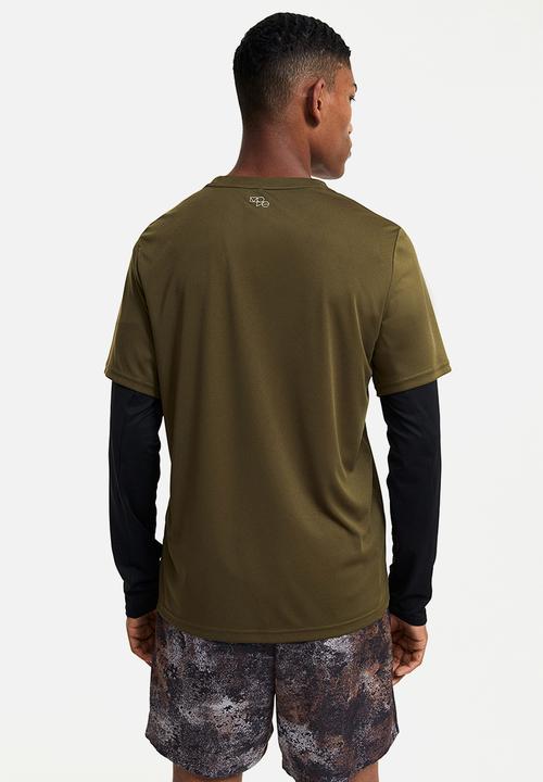 H&M - Drymove™ sports top - dark khaki green