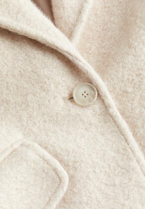H&M - Twill coat - natural white