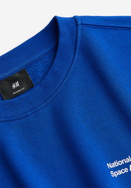 H&M - Relaxed fit sweatshirt - bright blue/nasa