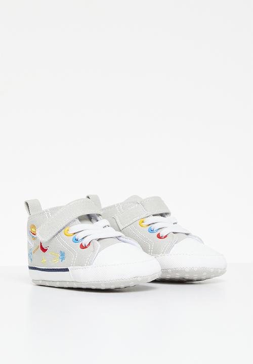 Pop Candy - Printed hi-top sneakers - grey