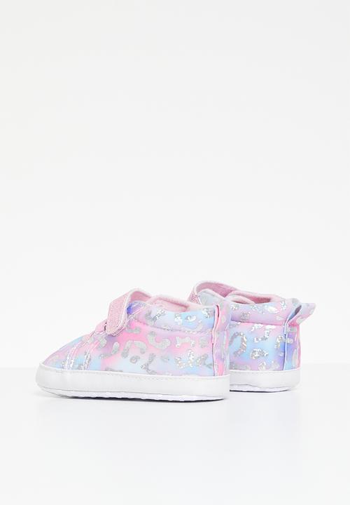 Pop Candy - Metallic print sneakers - pink & blue