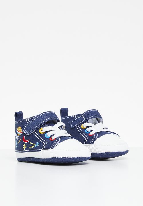 Pop Candy - Printed hi-top sneakers - blue
