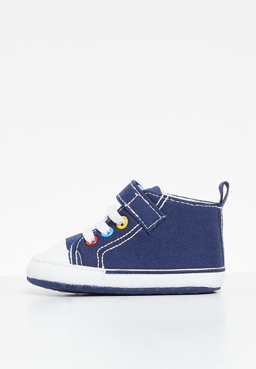 Pop Candy - Printed hi-top sneakers - blue