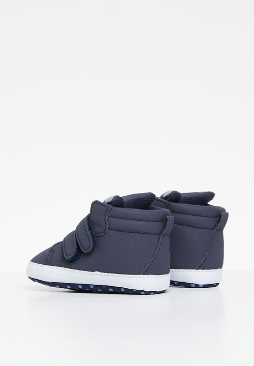 Pop Candy - Twin velcro strap sneakers - navy