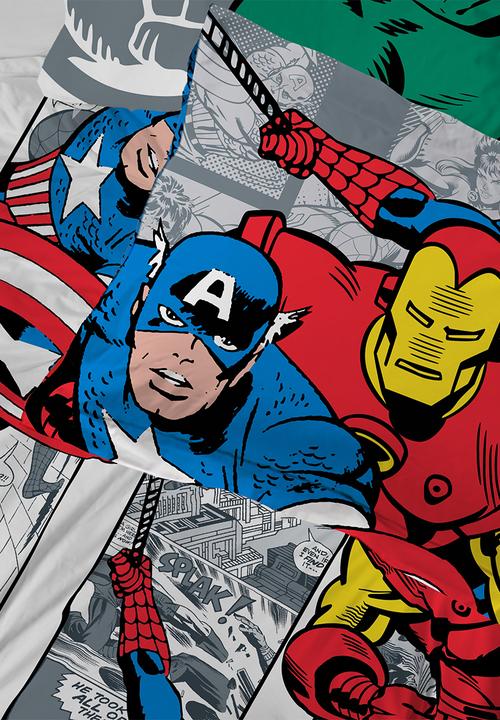 Disney - Marvel - Comic Cool 2pc Set of Oxford Pillowcases
