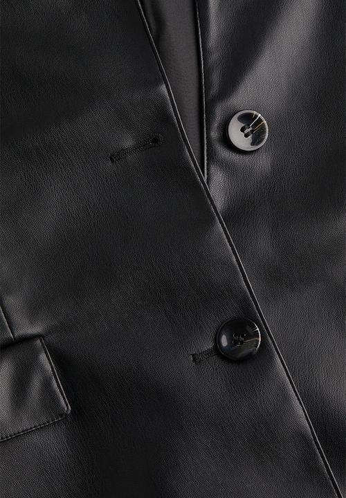 H&M - Single-breasted blazer - black