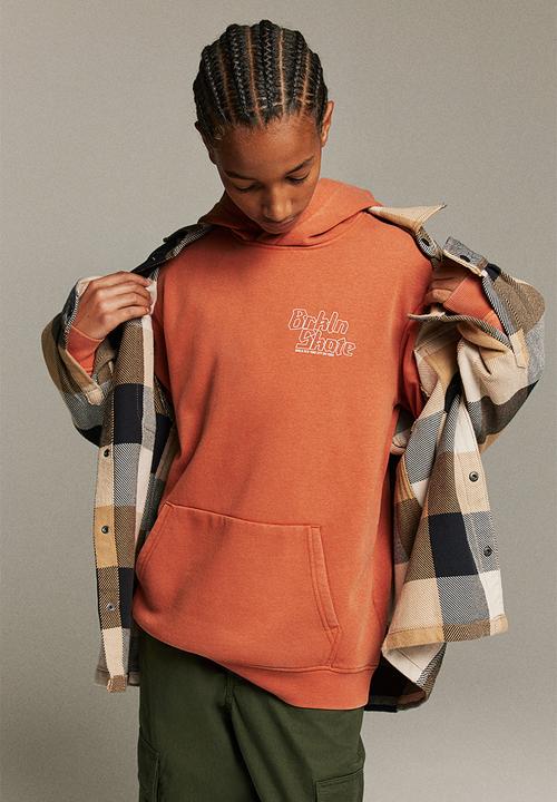 H&M - Printed hoodie - orange