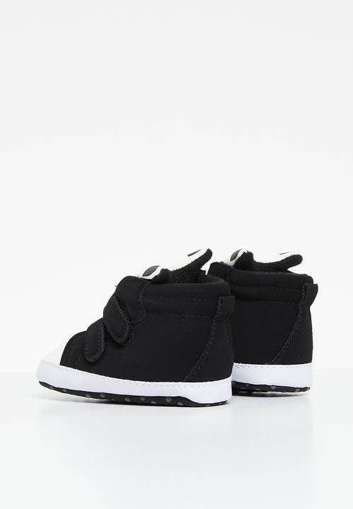 Pop Candy - Twin velcro strap sneakers - black