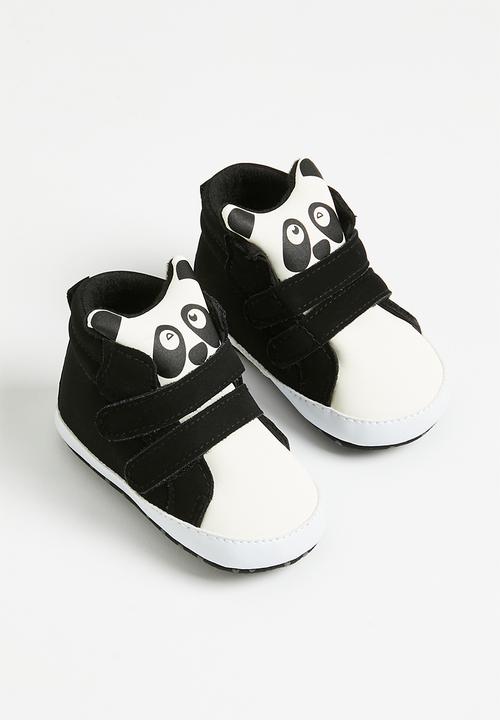 Pop Candy - Twin velcro strap sneakers - black