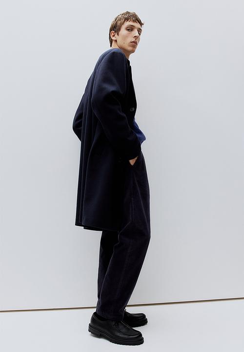 H&M - Wool-blend coat - dark blue