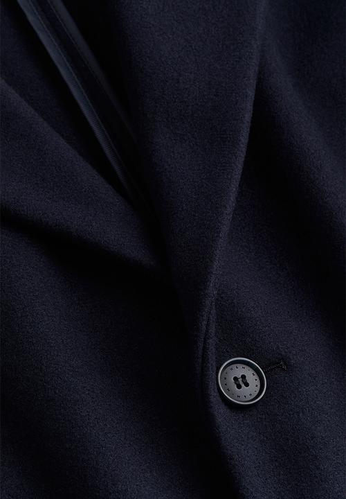 H&M - Wool-blend coat - dark blue