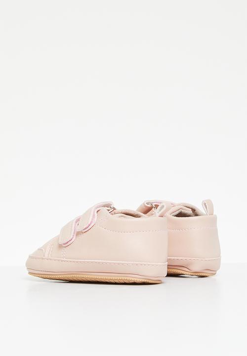 Pop Candy - Twin velcro strap sneakers-pink