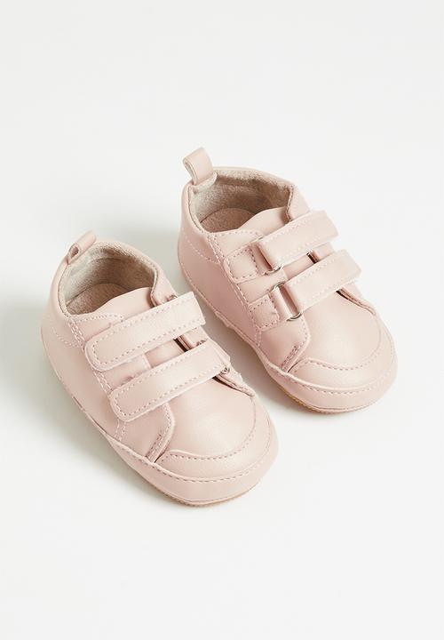 Pop Candy - Twin velcro strap sneakers-pink