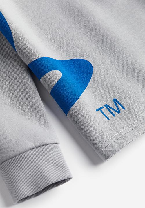 H&M - Printed hoodie - grey