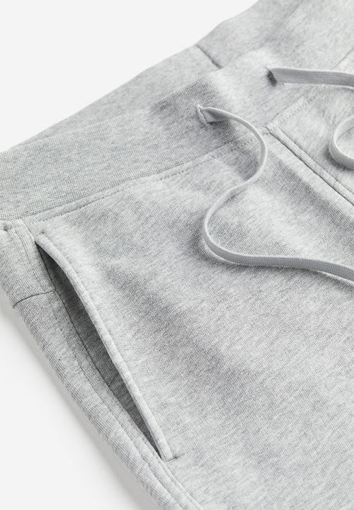 H&M - Sports cotton joggers - light grey marl
