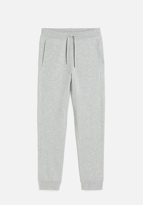 H&M - Sports cotton joggers - light grey marl