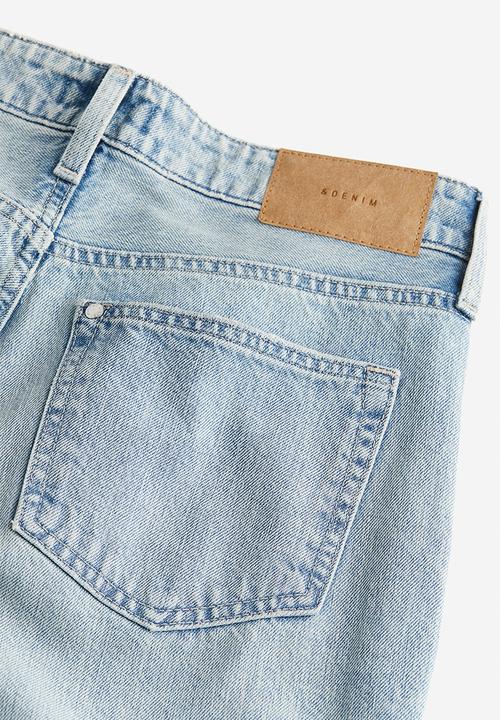 H&M - Baggy wide low jeans - light denim blue