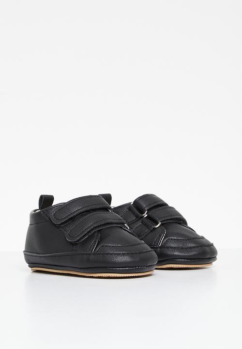 Pop Candy - Twin velcro strap sneakers - black