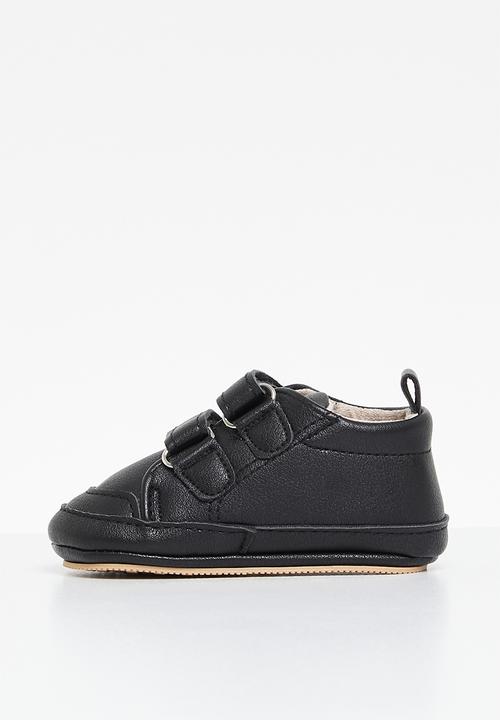 Pop Candy - Twin velcro strap sneakers - black