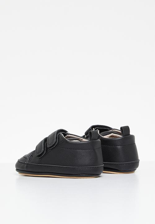 Pop Candy - Twin velcro strap sneakers - black