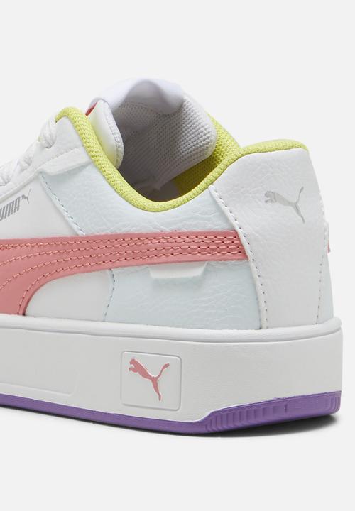 PUMA - Carinastreetps - pumawhite-passionfruit-pumasilver
