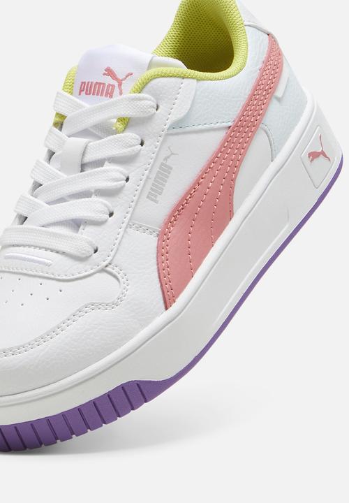 PUMA - Carinastreetps - pumawhite-passionfruit-pumasilver