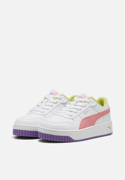 PUMA - Carinastreetps - pumawhite-passionfruit-pumasilver
