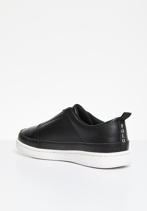 POLO - Elastic slip on sneaker - black