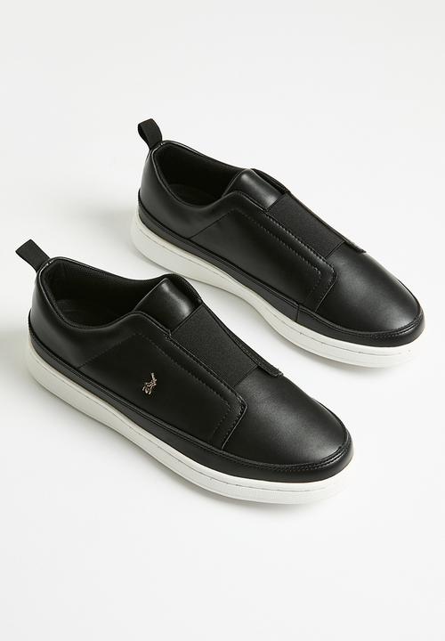 POLO - Elastic slip on sneaker - black