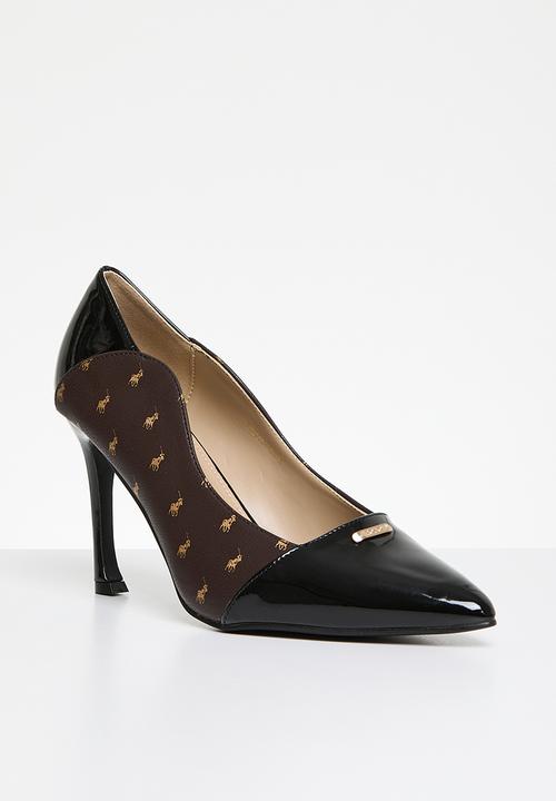 POLO - Monogram panel pointy silhouette - brown