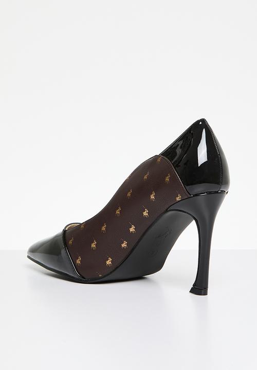 POLO - Monogram panel pointy silhouette - brown