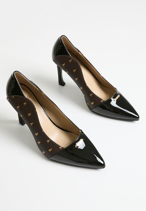 POLO - Monogram panel pointy silhouette - brown