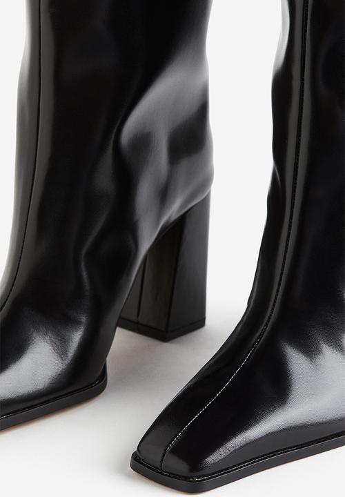 H&M - Over-the-knee boots - black