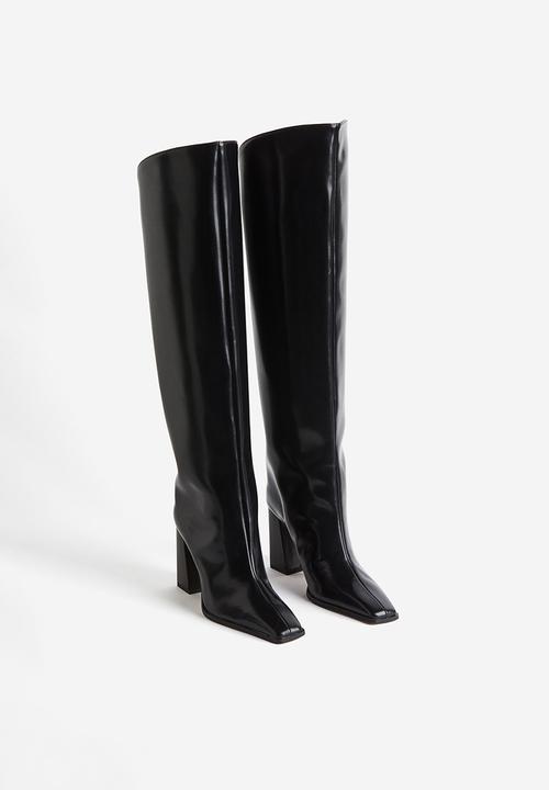 H&M - Over-the-knee boots - black