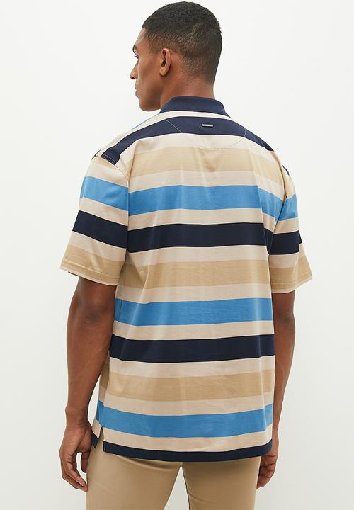POLO - Jack short sleeve dm stripe golfer - multi