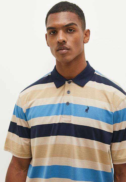 POLO - Jack short sleeve dm stripe golfer - multi