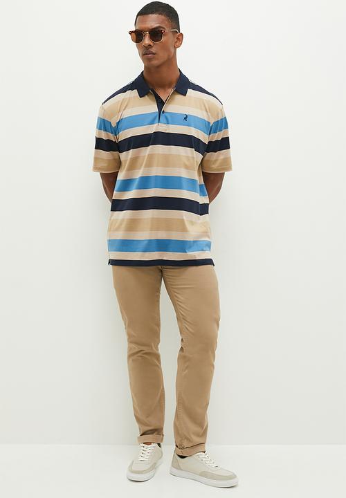 POLO - Jack short sleeve dm stripe golfer - multi