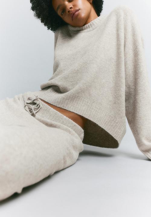 H&M - Fine-knit jumper - beige marl 